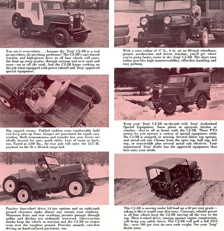 1962 Jeep CJ-3B Brochure Page 2